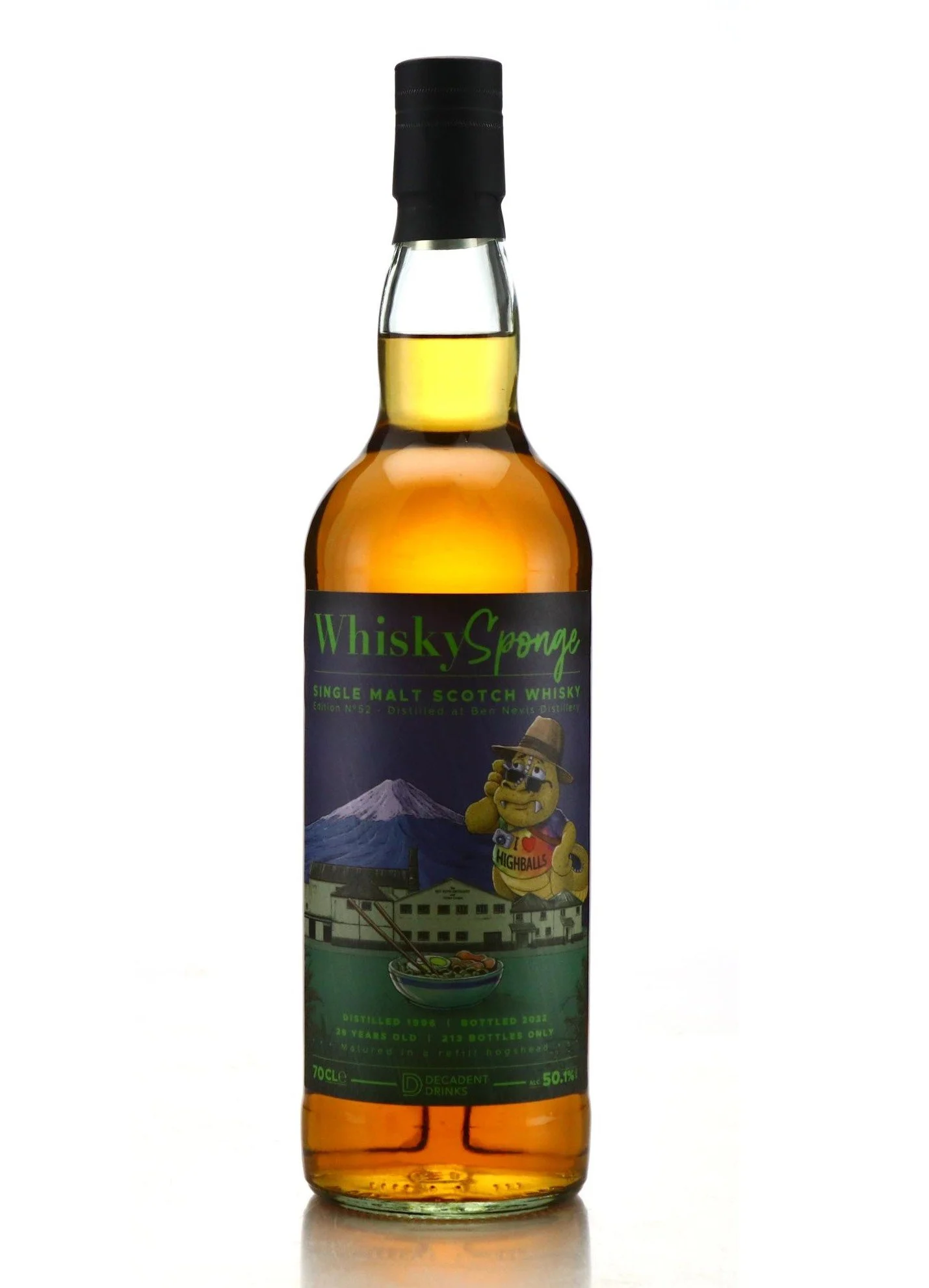 Ben Nevis 1996 Whisky Sponge No.52 — Dramface